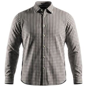 Banana Republic Men's Checkered Shirt - Lavender, Blue and White XL